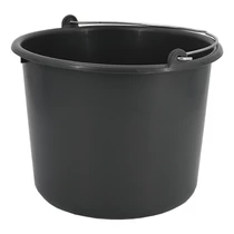 Műanyag vödör, fém füllel 12 l