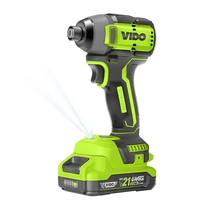 WD040410210 VIDO akkumulátoros, szénkefe nélküli ütvecsavarozó 21V, 1100/3800 RPM, 1400/4400 RPM, 2 db akkumlátor 2ah + 1 db töltő