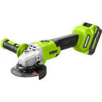 WD040540210 VIDO akkumulátoros, szénkefe nélküli sarokcsiszoló 21V, 8000 RPM, 2 db akkumlátor 4ah + 1 db töltő