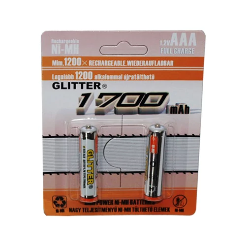 Tölthető elem AAA 2 db