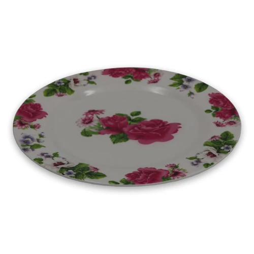 Virág mintás tányér