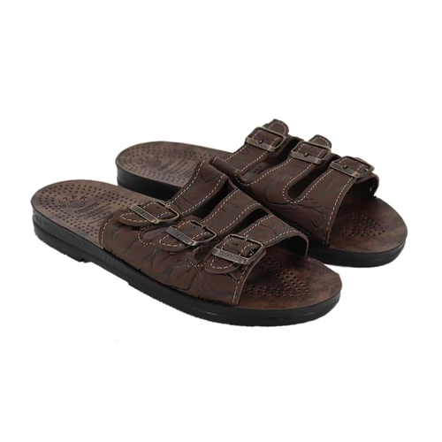 Férfi csatos papucs