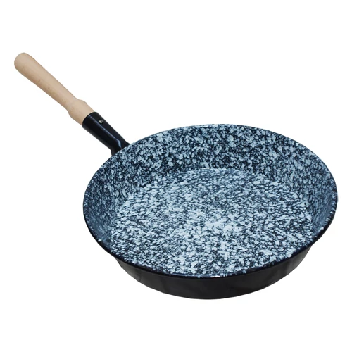 Tűzzománc nyeles serpenyő 26 cm