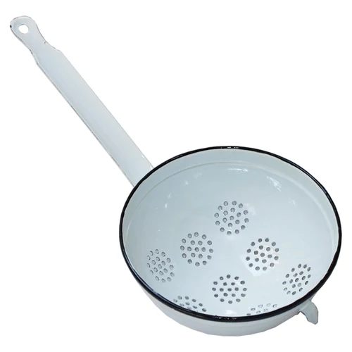 Zománcos tésztaszűrő