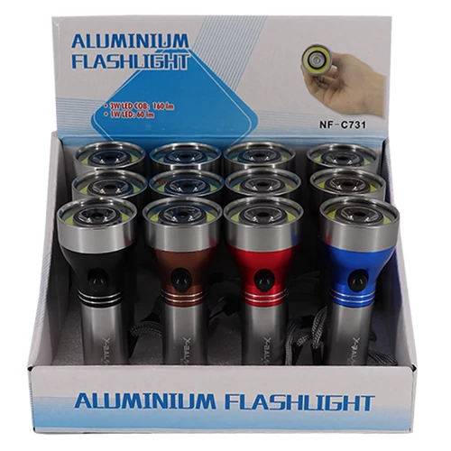 Fém LED-es zseblámpa NF-C731