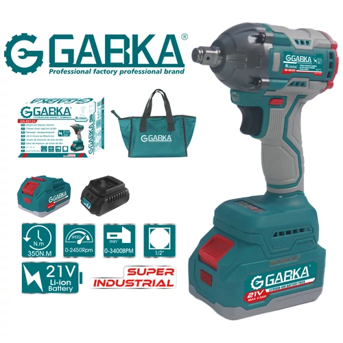 GABKA GA-88124A akkumulátoros ütve csavarozó 21V, 3Ah