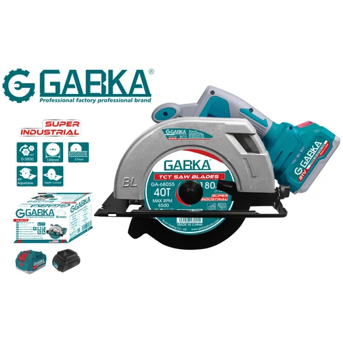 GABKA GA-88128A akkumulátoros körfűrész 21V, 3Ah
