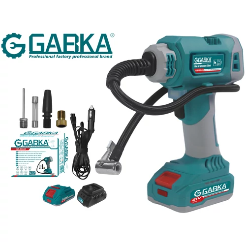 GABKA GA-88043 akkumulátoros kompresszor 21V, 2Ah