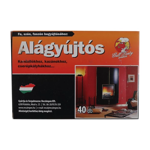 Grill alágyújtós