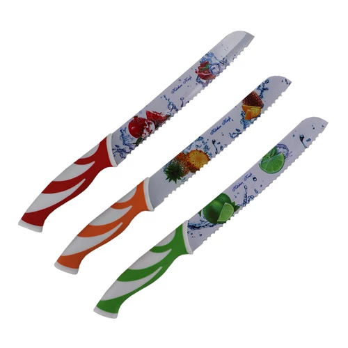 Kerámia bevonatú kenyérszeletelő kés 32 cm